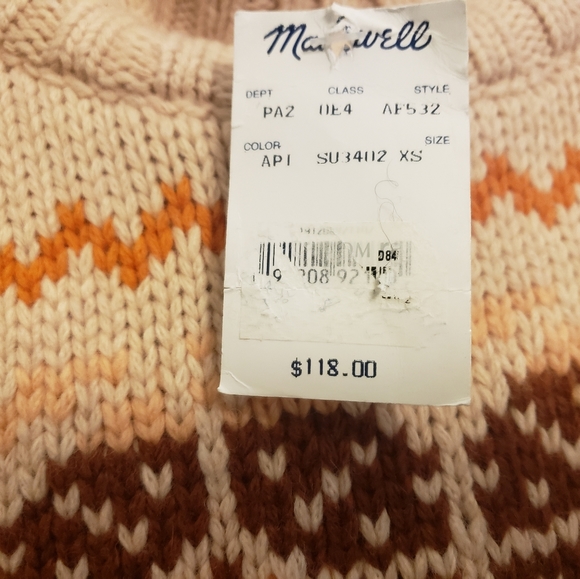 NWT Madewell Wool and Alpaca Blend Sweater - Picture 9 of 9